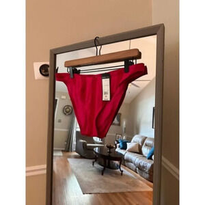 BCBG Paris Striped Scoop Bikini Bottom NWT‎